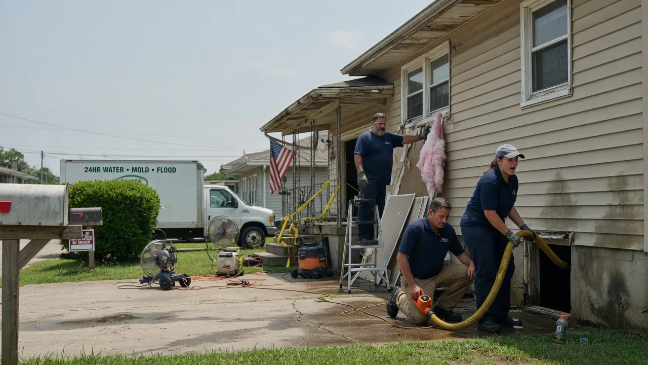 Water Damage Repair in Jennings, OK near me
